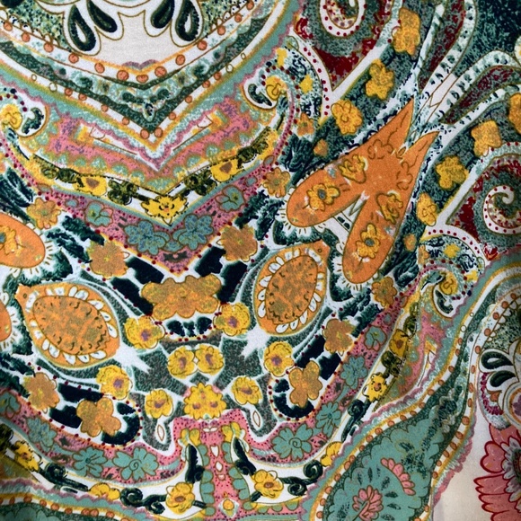 Vibrant Paisley Button Up Shirt - Picture 6 of 6